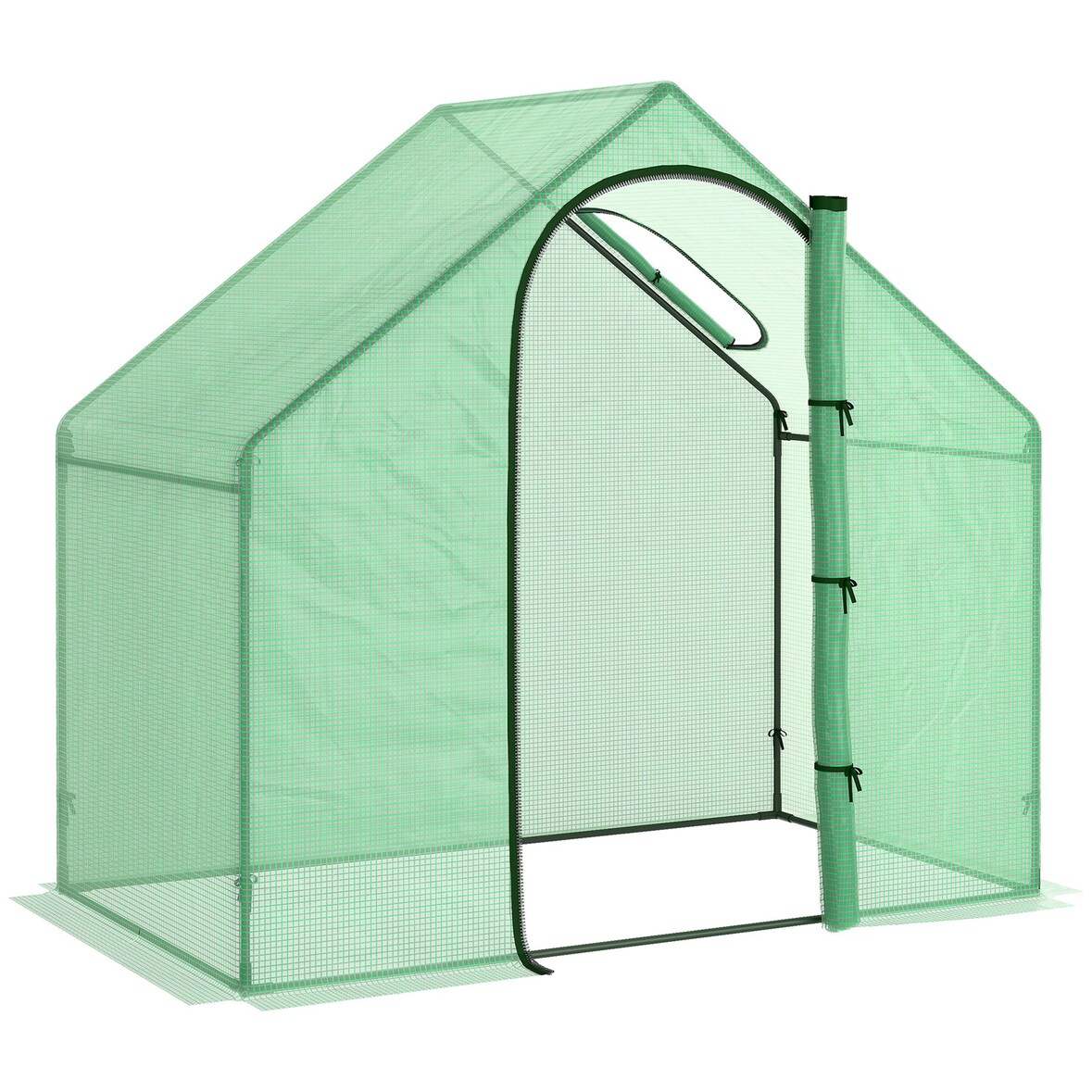 Outsunny - Gewächshaus - 180L x 100B x 168H cm - grün