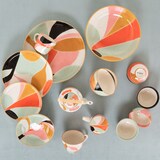 thumbnail of Assiette de présentation 32 cm Aria x2 -  Multicolore Rond Grès Amadeus 32.00x32.00 cm