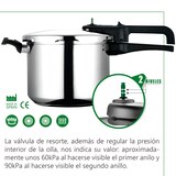 thumbnail of Magefesa Aloe - Olla Express Rápida 6L, Acero Inoxidable 18/10, Sensor de Presión, Fondo Termo-Difusor,  Inducción, 5 Sistemas de Seguridad