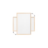 thumbnail of Allboards Weiß Pinnwand mit Holz Rahmen 90x60cm Korktafel Korkwand Pinnwand Kork Oberfläche