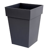 thumbnail of Pot carre TOSCANE mi haut anthracite 51L EDA