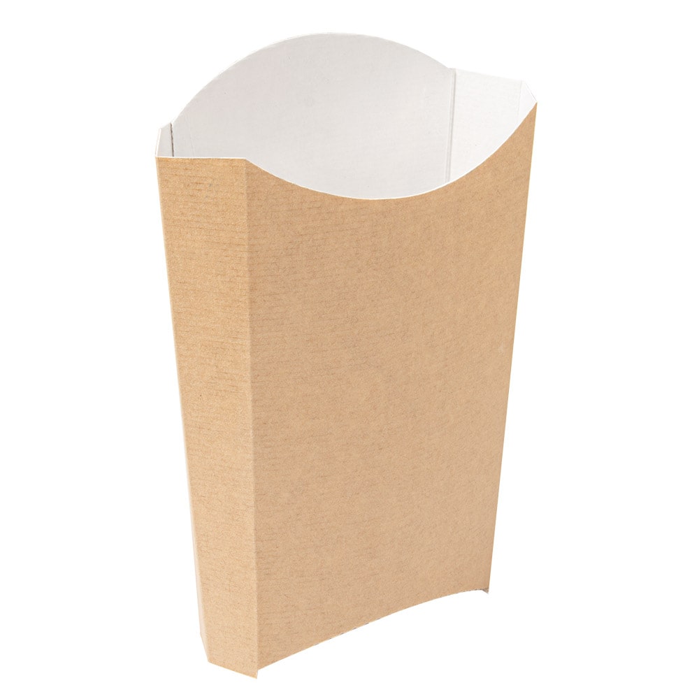 Garcia de Pou 1200 Unità - Scatoline Per Fritti 'Thepack' 190 G 220 G/M2 14,5X9,5X18 Cm Naturale Cartone Ondulato A Nano-Micro
