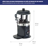 thumbnail of Chocolatière professionnelle 5 L Louis Tellier – Machine à chocolat chaud puissante, hygiénique et durable pour usage intensif