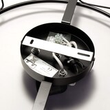 thumbnail of Licht-Erlebnisse Rustikale Deckenlampe Schwarz Metall Echtglas Ø47cm E27 Deckenleuchte Landhaus Küche ATHEN, 3723