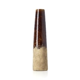 thumbnail of Bazar Bizar Vase en grès cérame 14.5x14.5x58.5 cm marron béton