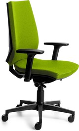 thumbnail of Rocada - Cadeira profissional 922-6 com estrutura preta e estofos verdes, Inclui apoios de braços ajustável