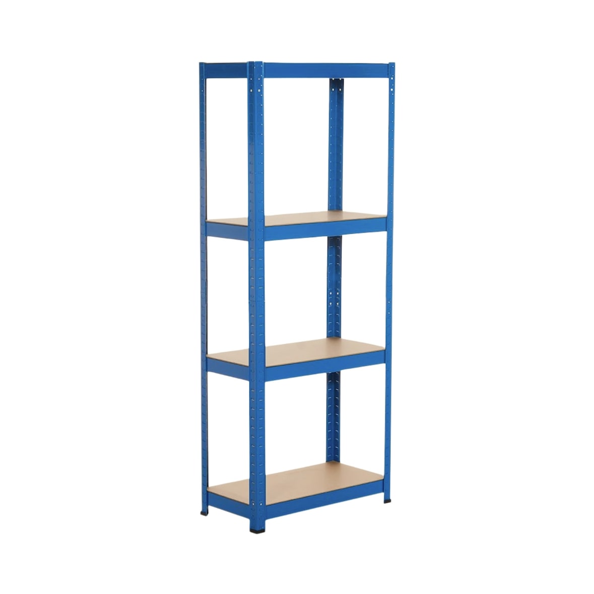 Scaffalatura Metallica Modulare con 4 Ripiani 240kg 60x30x148cm Blu Thinia Home