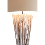 thumbnail of SalesFever lámpara de pie 175cm| pantalla lino | marco driftwood & tubo metal | base madera Hevea |An 30 x P30 x Al175cm|negro-natural-blanco lavado