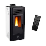 thumbnail of Poêle à granulés air Anita 11,6 kW Blanc Sannover