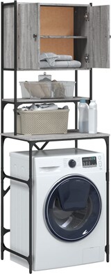 thumbnail of vidaXL Waschmaschinenschrank Grau Sonoma-Eiche 68x48,5x194 cm