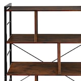 thumbnail of tectake Scaffale Charleston 75,5x30x155cm - industriale scuro - 404545