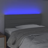 thumbnail of vidaXL LED Kopfteil Hellgrau 100x5x78/88 cm Stoff