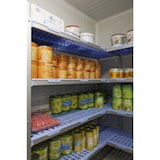 thumbnail of Scaffale angolare Tournus 1750x650x500mm con 4 ripiani per celle frigorifere o come scaffale portaoggetti