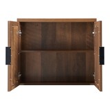 thumbnail of Helloshop26 - Mueble de baño con estantería de pared 50 x 60 x 15 cm con espejo marrón 03_0008894