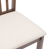 thumbnail of Chaises à manger coussins 2 pcs marron bois massif caoutchouc Modèle Vega Executive Pro