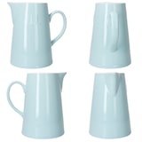 thumbnail of Krug Emilia Blau 1L Steingut blau-creme Milchkanne mit Henkel Saftkaraffe Wasser