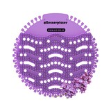 thumbnail of 12x Klo-Igel Urinaleinleger (Pissoirsieb, Pissoireinsatz, Urinalsieb) Lavendel: "#Besserpisser"