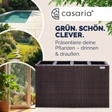 thumbnail of Casaria Poly Rattan Blumentopf herausnehmbar Braun