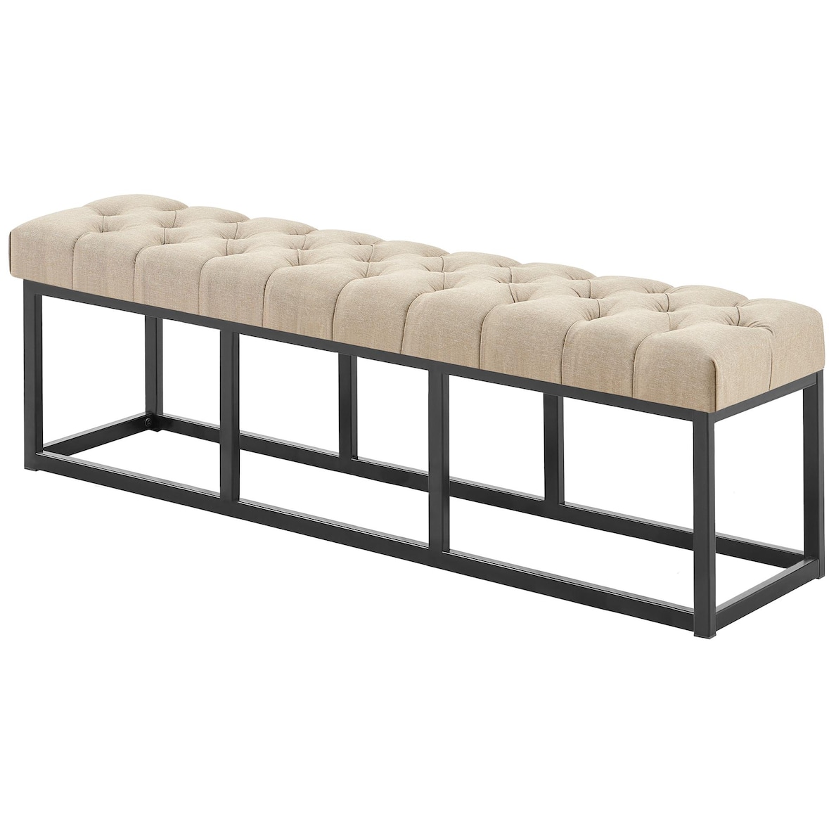 Banquette Amun B Tissu Taupe/150 cm