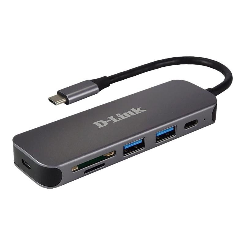 D-Link DUB-2325 5-in-1 USB-C Hub mit Card Reader