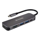thumbnail of D-Link DUB-2325 5-in-1 USB-C Hub mit Card Reader