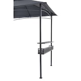 thumbnail of Tarrington House Barbecue paviljoen Maduro, staal/polyester, 1.53 x 2.41 m, met ventilatie, waterafstotend, donkergrijs