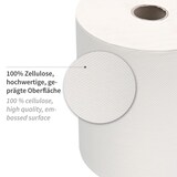 thumbnail of Papierhandtuchrolle 2-lagig Außenabwicklung Zellulose Weiss 6 Rollen Breite 22 cm 130 Laufmeter