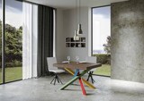thumbnail of Ausziehbarer Tisch 90x120/224 cm Volantis Noce Gestell 4/B