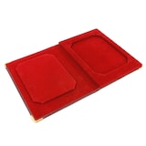 thumbnail of Estojo Para Contas E Trocos  17X22,8X2 Cm Bordeaux Pele