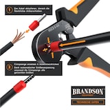 thumbnail of Brandson Crimpzange inkl. 1200 Aderendhülsen- Set - Profi Isolierhülsen Sortiment - Aderendhülsenzange - 0,25 mm2-10mm2