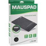 thumbnail of InLine® Mauspad mit Handballenauflage, textil, schwarz