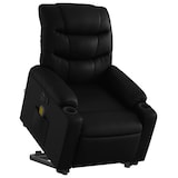 thumbnail of vidaXL Massagesessel mit Aufstehhilfe Elektrisch Schwarz Kunstleder