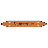 thumbnail of Rohrleitungskennzeichen Salpetersäure - 100x15 mm Folie selbstklebend