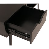 thumbnail of Consolle HWC-E92, tavolino, struttura 3D 100x40cm ~ nero