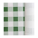 thumbnail of MONOUSO - Papieren tafelkleed rol groen Checkers 1x100m. 40g (1 stuk)
