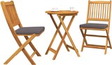 thumbnail of vidaXL Garten Bistro Set 3 pcs Braun Massivholz Akazie
