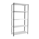 thumbnail of SimonRack Scaffali Metallo Garage 1800x800x300 mm, 5 Ripiani in Acciaio, Portata, 100 kg per Ripiano, Antrazite/Bianco – Comfort