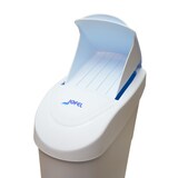thumbnail of Jofel - Contenedor Sanitario Femenino con Pedal, Deposito de compresas, Tapa Superior Extraible, Trampilla para Depositar las Compresas, 15 L, Blanoc