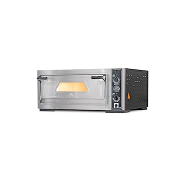 METRO PROFESSIONAL Pizzaoven GPO1434-1C, staal, 97 x 89 x 43.5 cm, 1-laags, 4x 34 cm, zilver/zwart