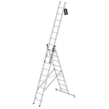 thumbnail of PROREGAL Mehrzweckleiter 3-teilig mit nivello®-Traverse 3x9 Sprossen
