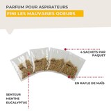 thumbnail of Lot de 4 sachets de parfum pour aspirateur odeur menthe/eucalyptus TopFilter