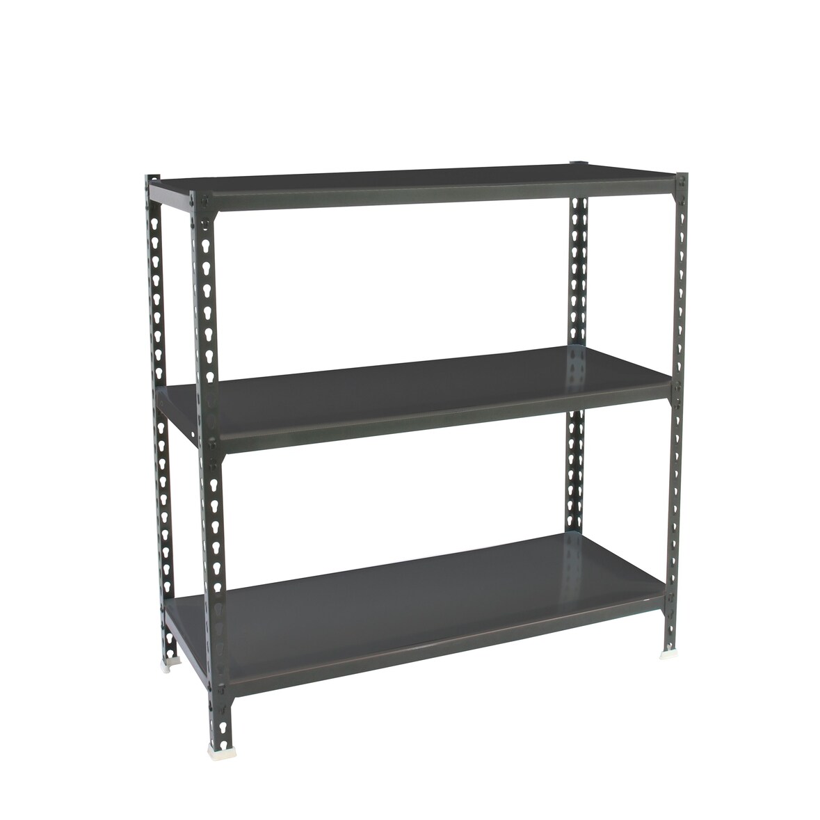 SimonRack Metallregal, 900x800x500 mm, 3 Ebenen, Metallboden, 180 kg Biegepunkt, Anthrazit - Simonclick