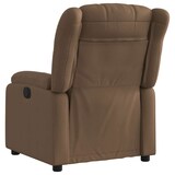 thumbnail of Fauteuil inclinable électrique Marron Tissu Modèle Jermelora