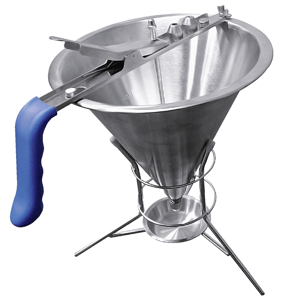 Hendi Garniertrichter Profi Line, Ø 19 x 22 cm, ABS/Edelstahl, ergonomischer Griff, geschirrspülergeeignet, für Sossen und Fondant, silber