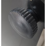 thumbnail of METRO PROFESSIONAL Table haute Gastro Barbados, alu/poly rotin, 70 x 70 cm, plateau imitation pierre, noire