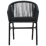 thumbnail of vidaXL 3-tlg. Bistro-Set mit Kissen PVC Rattan Schwarz