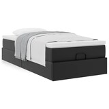 thumbnail of vidaXL Ottoman-Bett mit Matratze Schwarz 80x200 cm Kunstleder