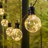 thumbnail of Guirlande style guinguette vintage 5M 10 globes G80 fil lumineux micro led Blanc chaud 31V  Lotti