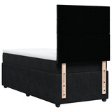 thumbnail of vidaXL Boxspringbett mit Matratze Schwarz 90x190 cm Samt