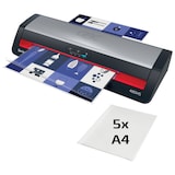 thumbnail of Plastificatrice A3 GBC 480HS – Alta velocità, riscaldamento in 1 minuto, 75-175 micron, anti-inceppamento, autospegnimento, con 5 buste A4, 4410072EU
